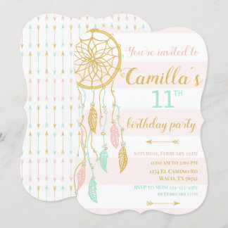 Convite Boho Dream Catcher