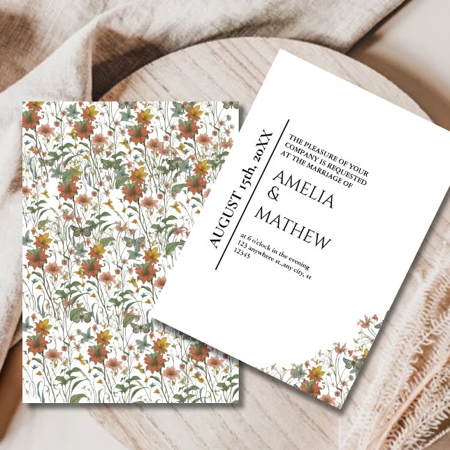 Convite Boho Wedding (Criador carregado)