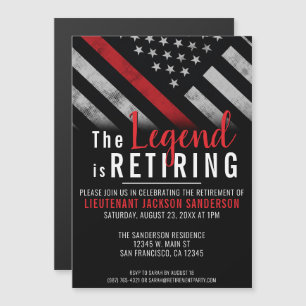 Convite Bombeiro Aposentado Sinalizador da Linha Vermelha