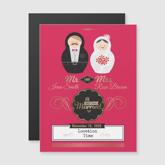 Convite Bonecas para nidificação (Frente/Verso)