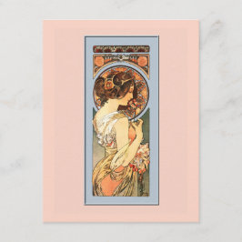 Convite bonito do chá da noiva de Nouveau da arte