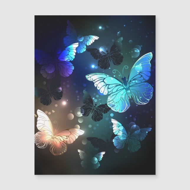 Convite Borboleta Noturna Esvoaçante (Frente)