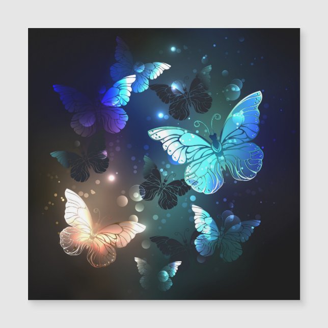 Convite Borboleta Noturna Flutuante (Frente)