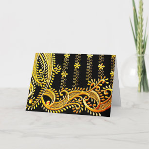 Convite Bordado Árabe