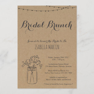Convite Bridal Brunch para Informações sobre Kra