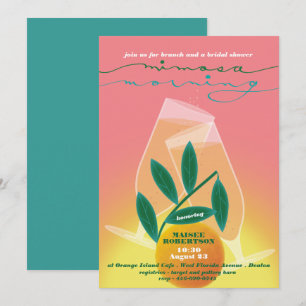 Convite Bridal Mimosa Morning Brunch