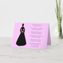 Convite Bridal Silhouette, Você Será Minha Colmeia Rosa