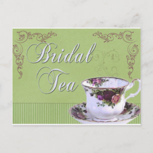 Convite Bridal Tea Antigo