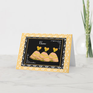 Convite BRIDESMAID - YELLOW Gowns and Lace Trim