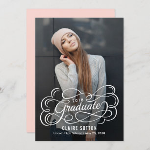 Convite Brilhante Para Anúncio De Graduação Futura