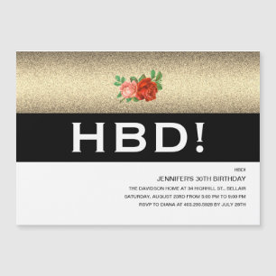 Convite Brilho Glamour Rosas Elegantes