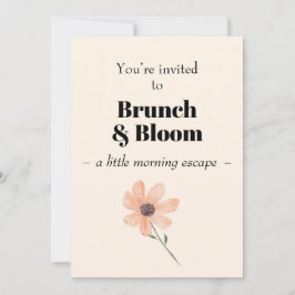 Convite Brunch & Bloom