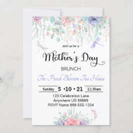 Convite Brunch de dia de as mães