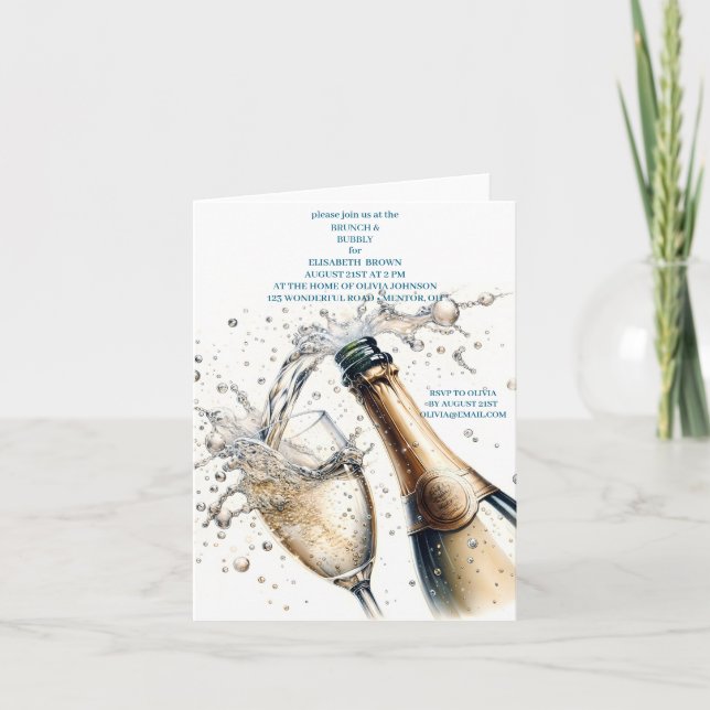 Convite Brunch e Chá de panela (Frente)