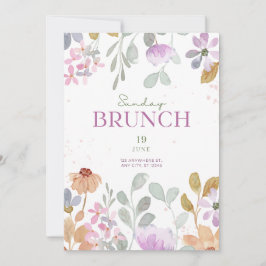 Convite Brunday Domingo - Elegante e Personalizado