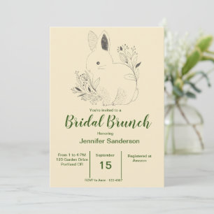 Convite Bunny Bridal Brunch