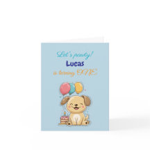 Cachorro Feliz, Menino, Vamos à Festa, 1º Aniversá