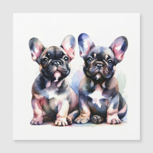 Convite Cachorros bonitos de Bulldog Francês