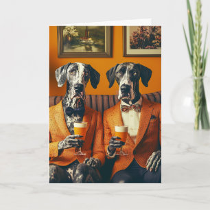 Convite Cachorros De Laranja De Dane Grande Elegante