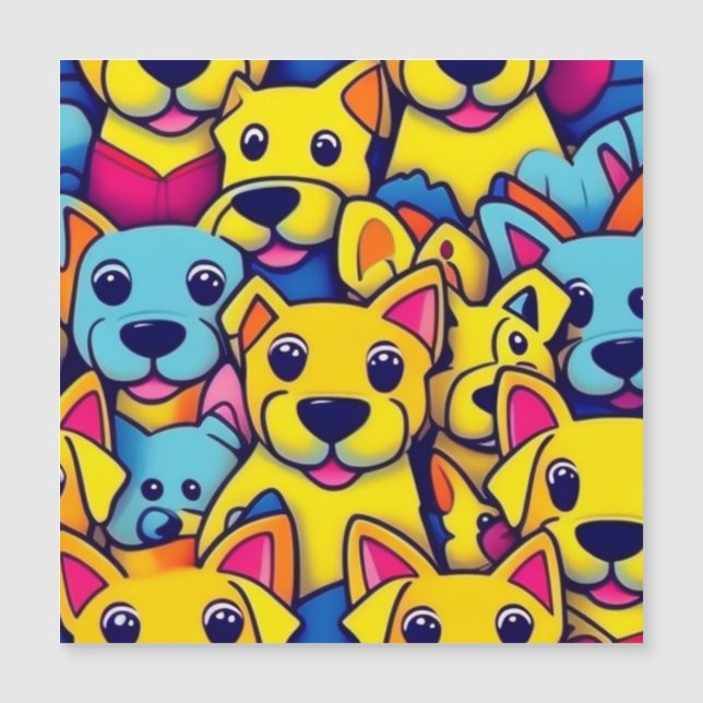 Convite Cães amarelos, cães felizes (Frente)