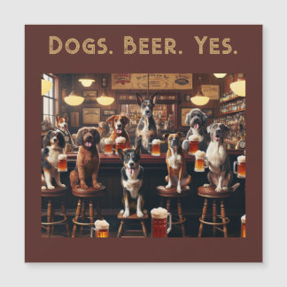 Convite Cães. Cerveja. Sim. Cães Engraçados