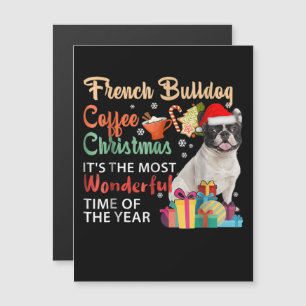 Convite Café Bulldog Francês Natal É Maravilhoso
