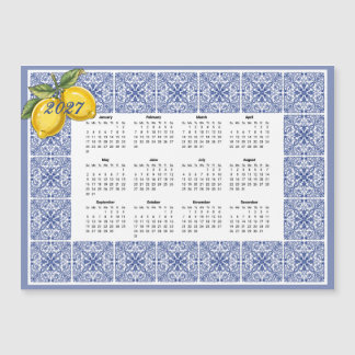 Convite calendário 2027 Dolce Vita Azulejos e Limões Itali
