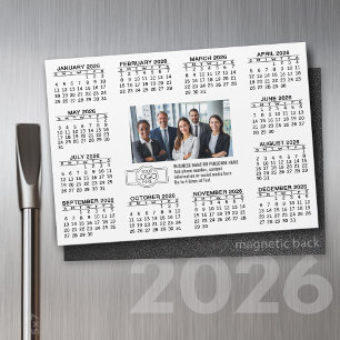 Convite Calendário com logotipo do Magnet de Informações d