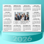 Convite Calendário com logotipo do Magnet de Informações d<br><div class="desc">Um item muito útil para a escola ou para o escritório doméstico. Isto mostra uma exibição de ano de cheio de todas as datas. Um calendário impresso em um ímã combina praticidade com conveniência, transformando um espaço de trabalho essencial em uma ferramenta de gerenciamento de tempo. Este design inovador apresenta...</div>