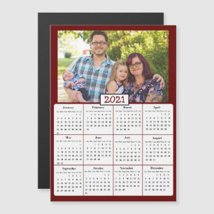 Convite Calendário da Mini 2021 de Fotos da Família