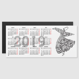 Convite Calendário do Whirling Dervish 2019