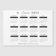 Calendário simples minimalista 2023 com logotipo d