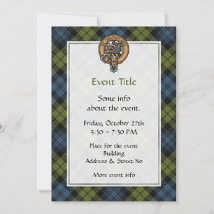 Convite Campbell Crest