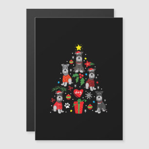 Convite Canteiro de Árvore de Natal Engraçado Cão-de-Pé En