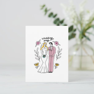 Convite Caprichoso para o "Dia do Casamento" - Art