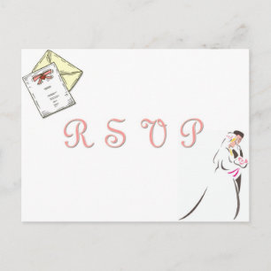 Convite cartão postal "Confirmação de Casamento"