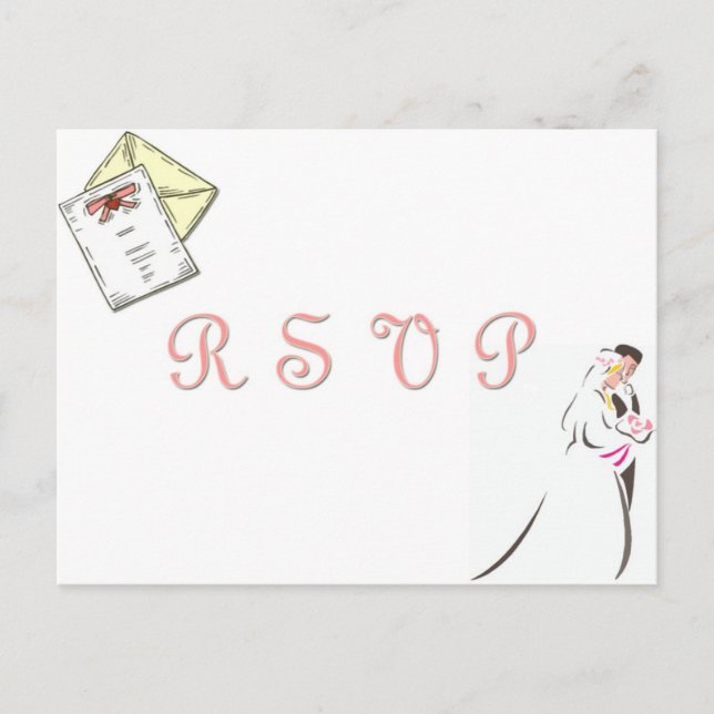 Convite cartão postal "Confirmação de Casamento" (Frente)