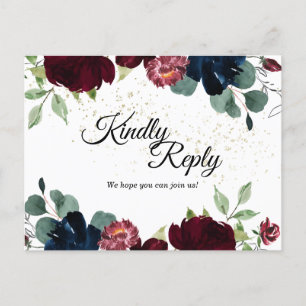 Convite Cartão postal de casamento de celebração de verão