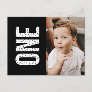 Convite Cartão postal de primeira solicitação de fotografi