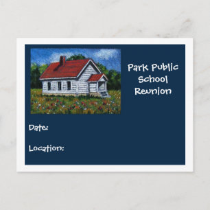 CONVITE CARTÃO POSTAL DE REUNIÃO DA ESCOLA