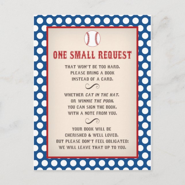 Convite Cartão postal de solicitação de Chá de fraldas de  (Frente)