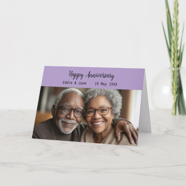 Convite Carteira de Aniversário de Foto Dobrada (Frente)