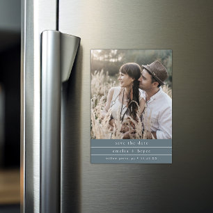 Convite Casamento azul escuro da EMELIA Boho Salve a data