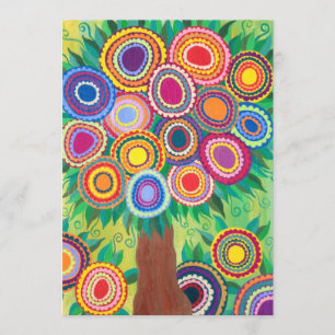 Convite Casamento Bar Mitzvah Chá da Árvore da Vid