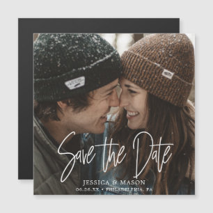 Convite Casamento Branco do Mod Salve os Amigos de Data co