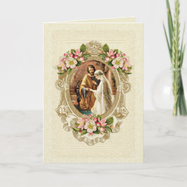 Convite Casamento católico elegante e tradicional