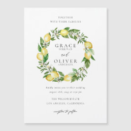 Convite Casamento com Lemon Botânico e Jardim de Terra Ver