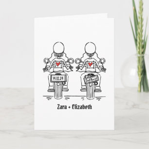 Convite Casamento da Noite de Motocicleta Personalizada de