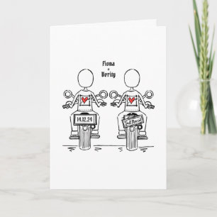 Convite Casamento da Noite de Motocicleta Personalizada de