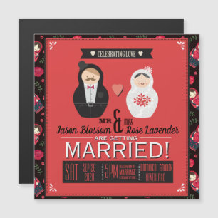Convite Casamento de bonecas